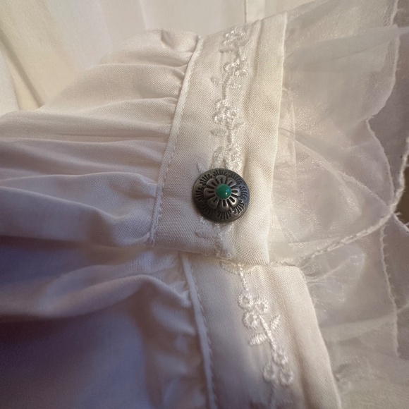 Brand New with Tags Tasha Polizzi Blouse with Lace Trim - Picture 4 of 6